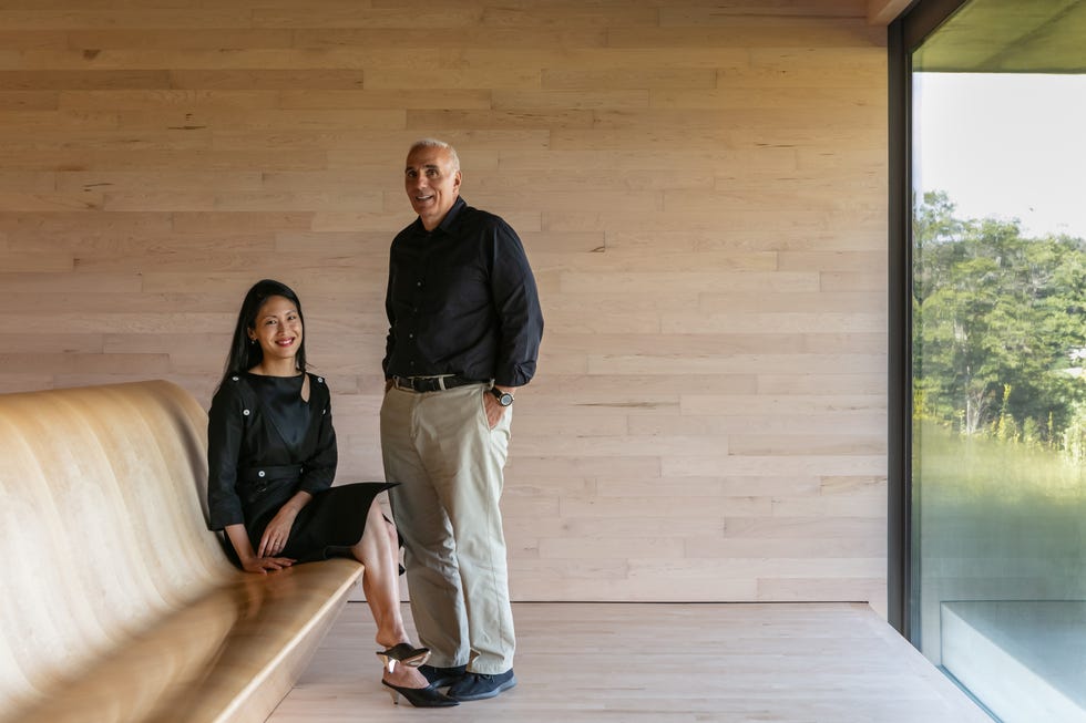 Mitchell and Emily Rales in Glenstone Museum...