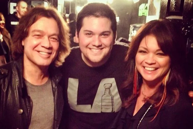 wolf van halen/ Instagram Wolf Van Halen, Eddie Van Halen and Valerie Bertinelli