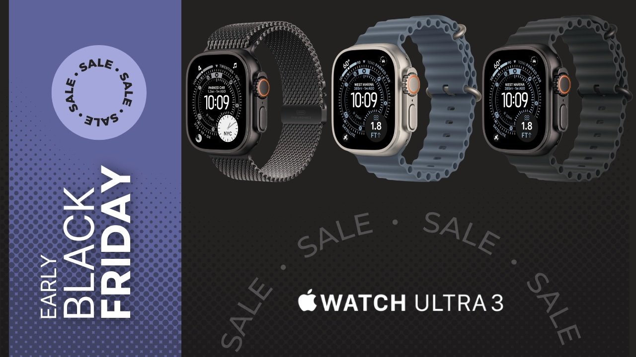 Apple Watch Ultra 3 Now $699 in Early Black Friday Sales