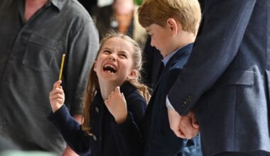 Charlotte melts hearts with her adorable reaction to making George laugh | Royal | News