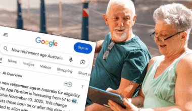 Retirement age change clarified as Aussies shown fake Centrelink age pension claims on Google