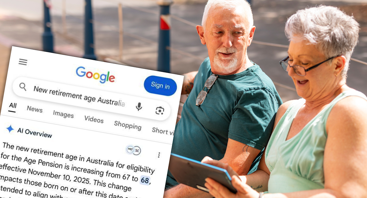 Retirement age change clarified as Aussies shown fake Centrelink age pension claims on Google