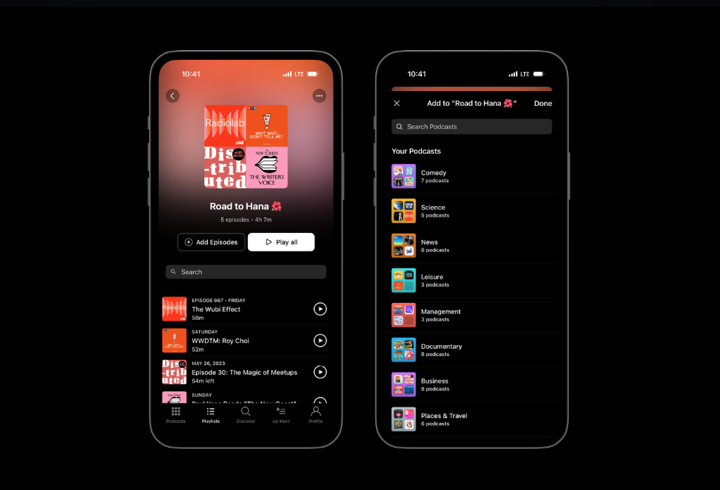 Pocket Casts rolls out playlists, so users can sequence episodes of their favorite shows