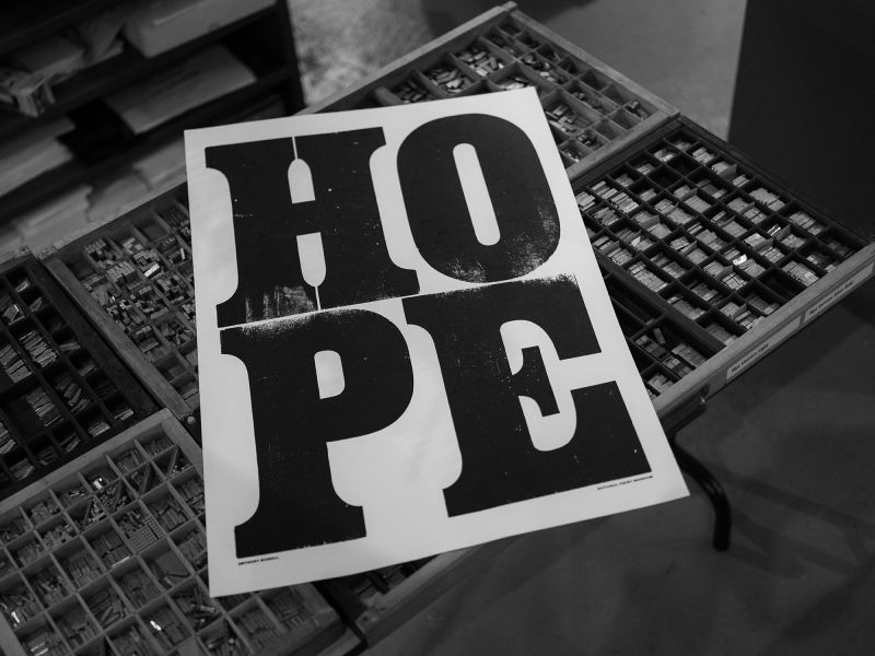 Anthony Burrill brings HOPE to Dublin with the National Print Museum