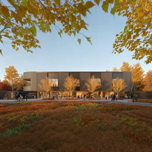 FortWhyte Buffalo Crossing Paul Albrechtsen Visitor Centre in Winnipeg, MB, Canada by Stantec Architecture. Image courtesy of Holcim Foundation