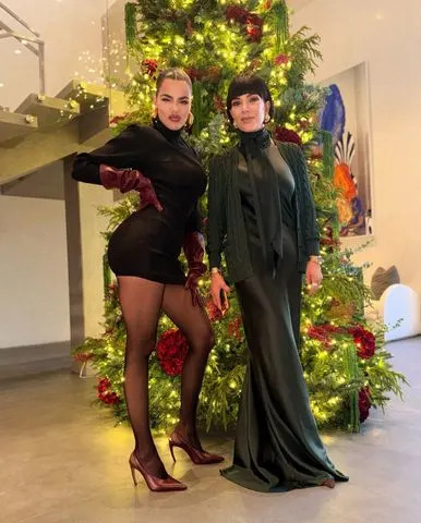 Kris Jenner / Instagram She posed with daughter Khloe Kardashian