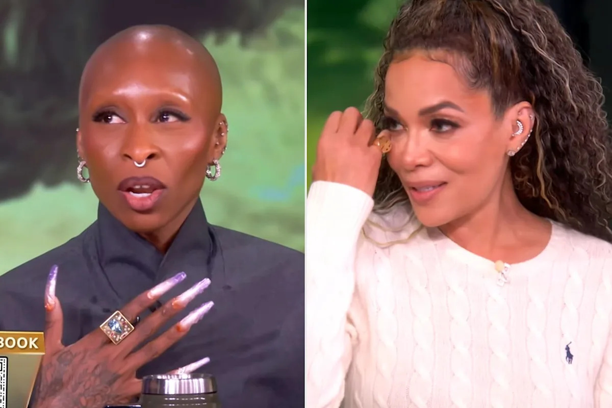Cynthia Erivo melts “The View” cohosts into pool of tears like her “Wicked” witch, live on air