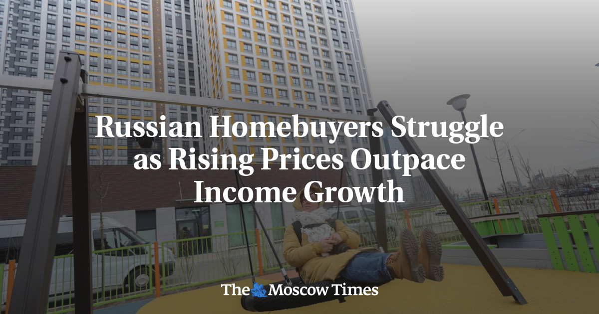 Russian Homebuyers Struggle as Rising Prices Outpace Income Growth