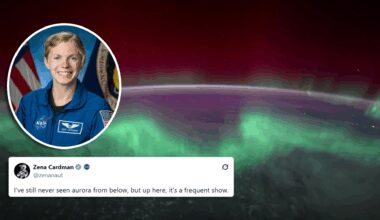 NASA Astronaut Zena Cardman Captures Incredible Visual Of Aurora From Space (Watch Video)