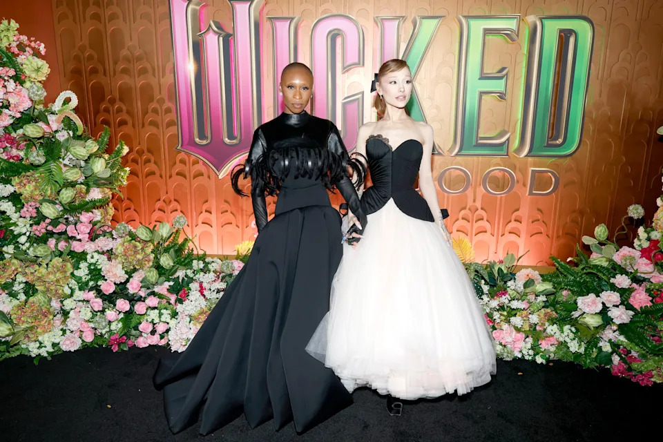 Cynthia Erivo and Ariana Grande did not do red carpet interviews at the