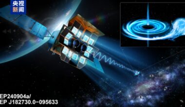 The Tianguan satellite detects the faint X-ray burst EP240904a in the Milky Way. Photo: Screenshot from CCTV News