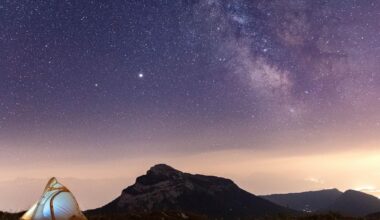 A photographer captures a rare giant red halo over the Italian Alps