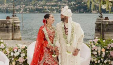 A Lake Como wedding where the groom became a “human pizza” and two faiths came together in one ceremony