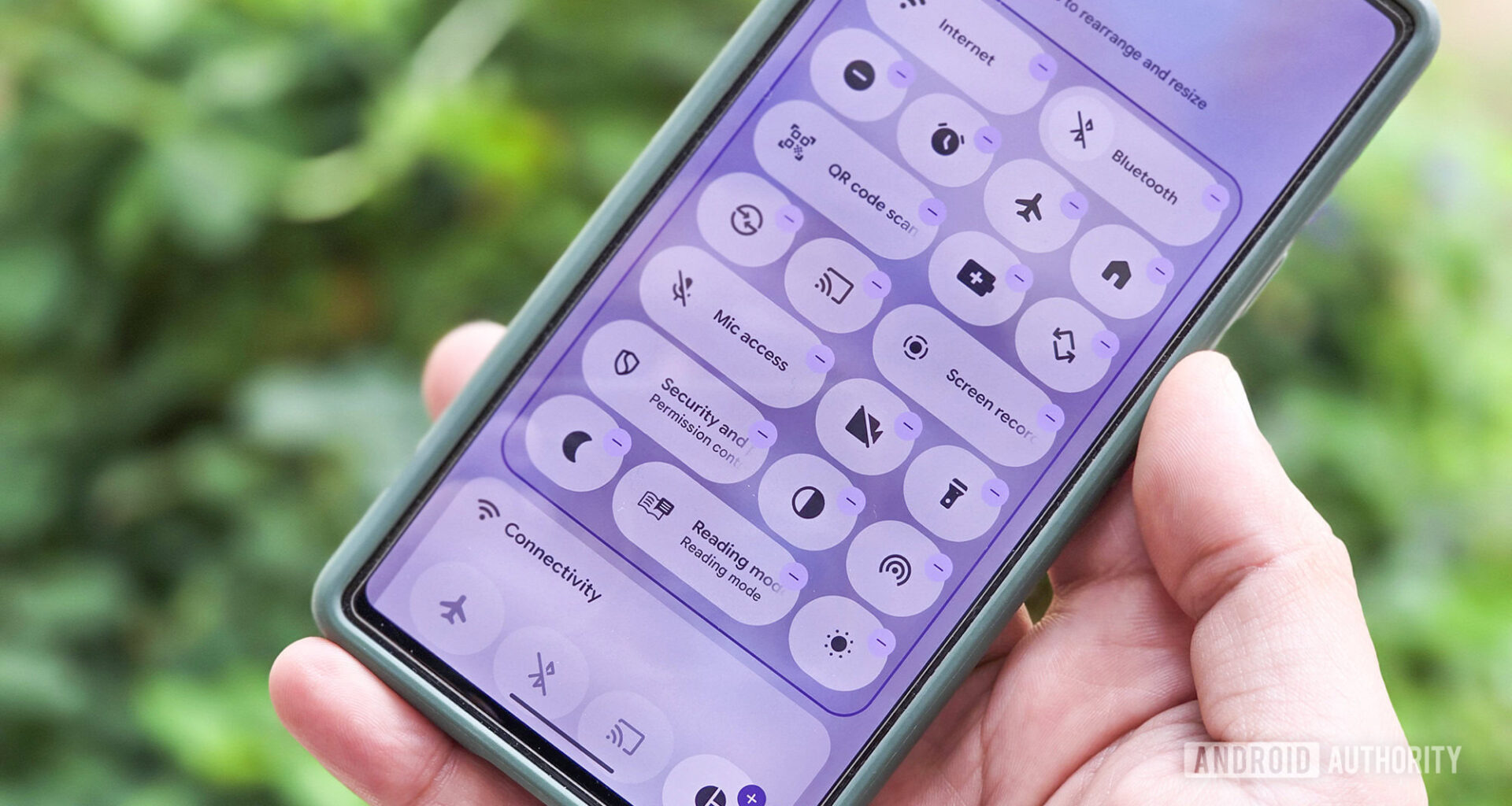 Android 16 quick settings customization