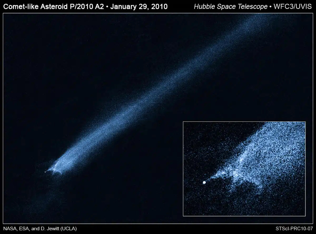Collision Between Asteroids Hubble Space Telescope