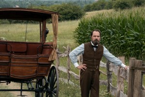Death by Lightning stars Michael Shannon as James Garfield in 'Death by Lightning'