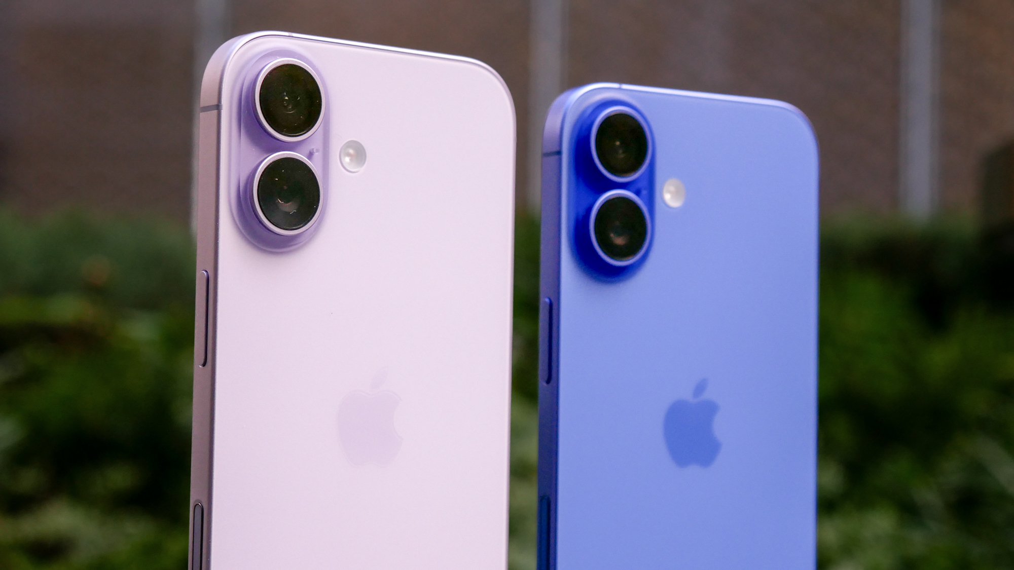 iPhone 17 vs iPhone 16 camera closeups.