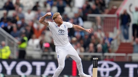 Ben Stokes for England.(AP)