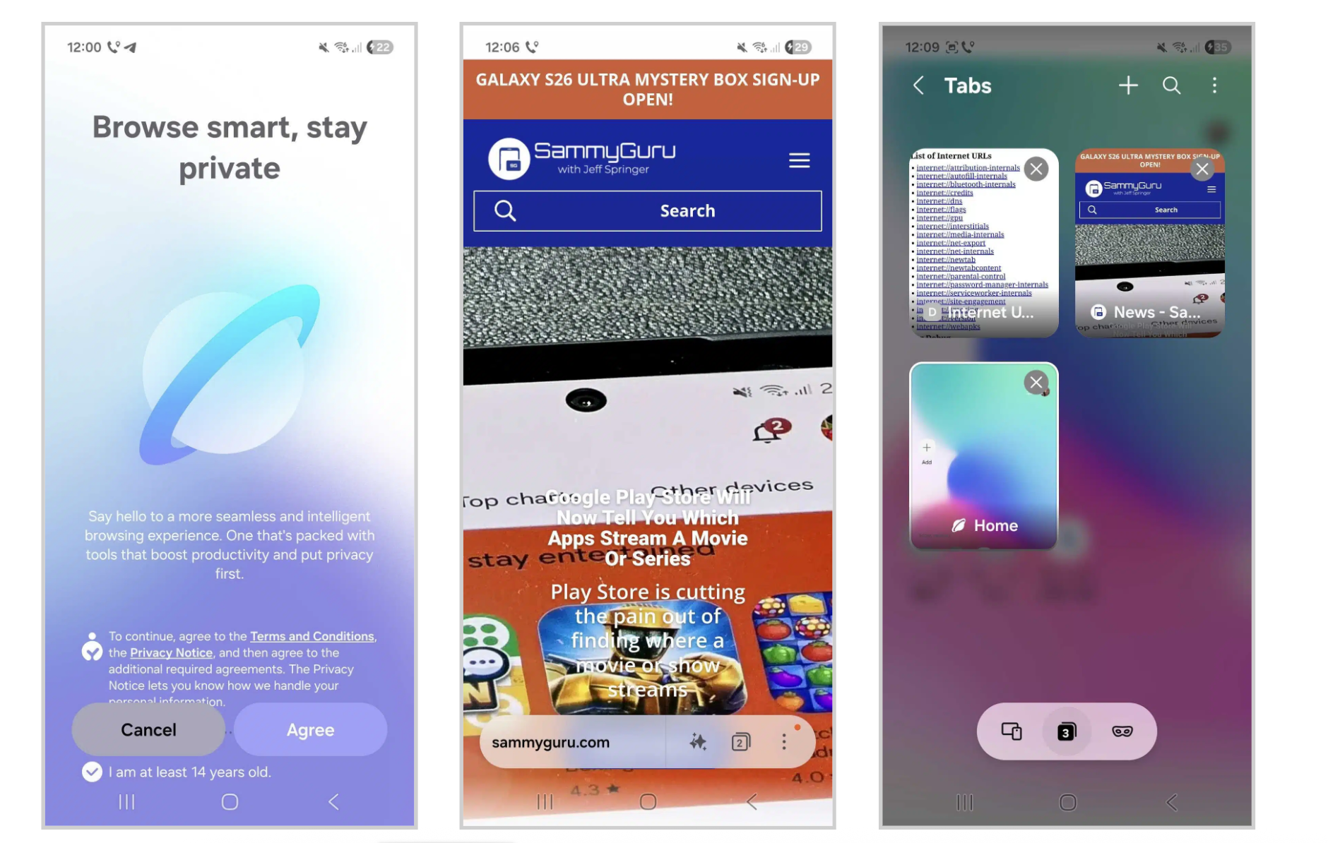 Changes are coming to Samsung internet with One UI 8.5