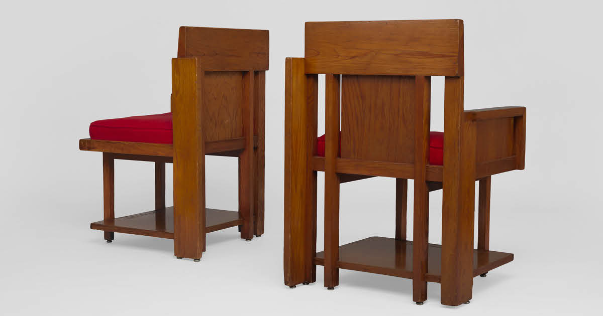 Exhibition Gives New Life to Frank Lloyd Wright’s Chair Designs