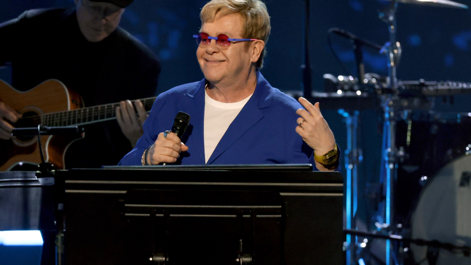 Elton John Says Bernie Taupin Sent Him Lyrics for Seven New Songs