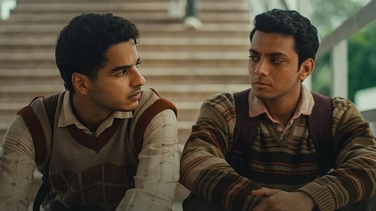 Ishaan Khatter and Vishal Jethwa in a still from Neeraj Ghaywan directed Homebound.