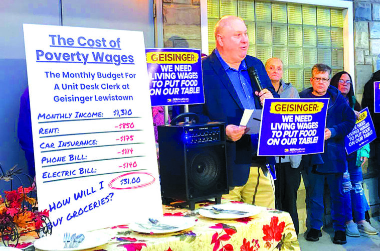 Geisinger employees rally for ‘living wages’ | News, Sports, Jobs