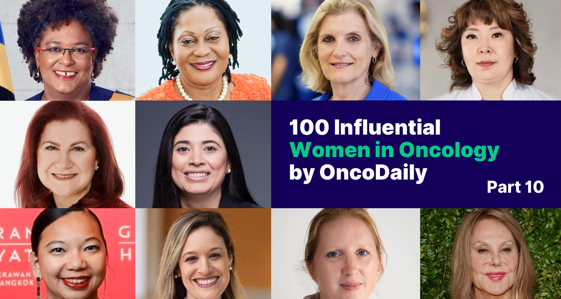 100 influential women in oncology