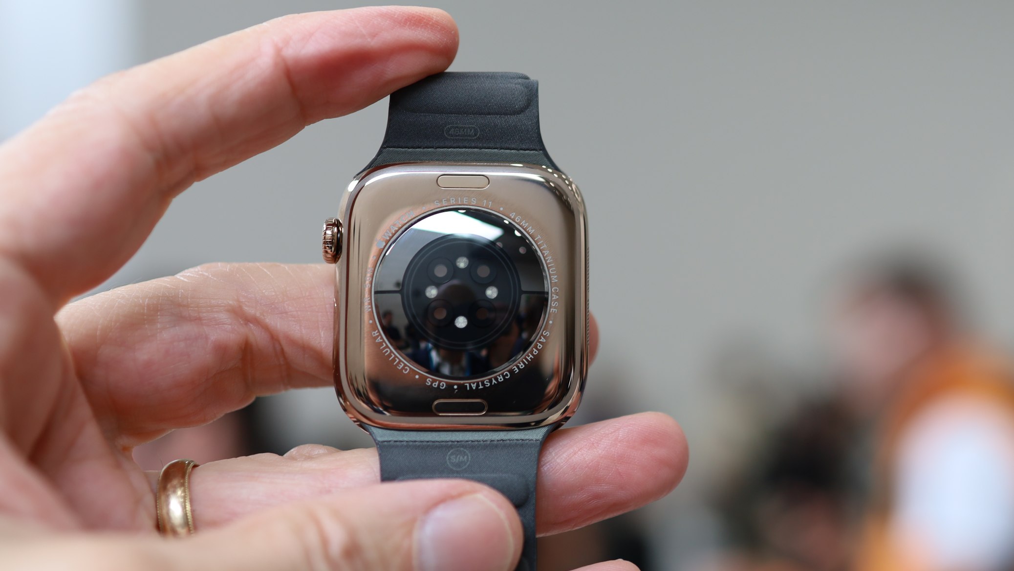 Apple Watch Series 11 in person