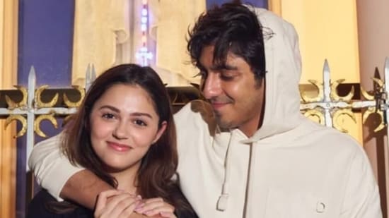 Aneet Padda hypes up her best friend Ahaan Panday.