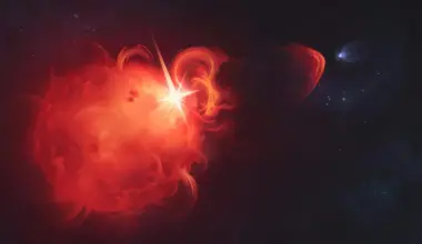 An artist's conception of a red dwarf flare. Credit: ASTRON.