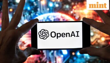 FILE - The OpenAI logo is seen displayed on a cell phone in front of an image on a computer screen generated by ChatGPT's Dall-E text-to-image model, Friday, Dec. 8, 2023, in Boston. (AP Photo/Michael Dwyer, file)