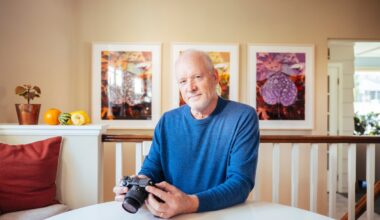 This former art teacher took up photography, sculpting and juggling in retirement