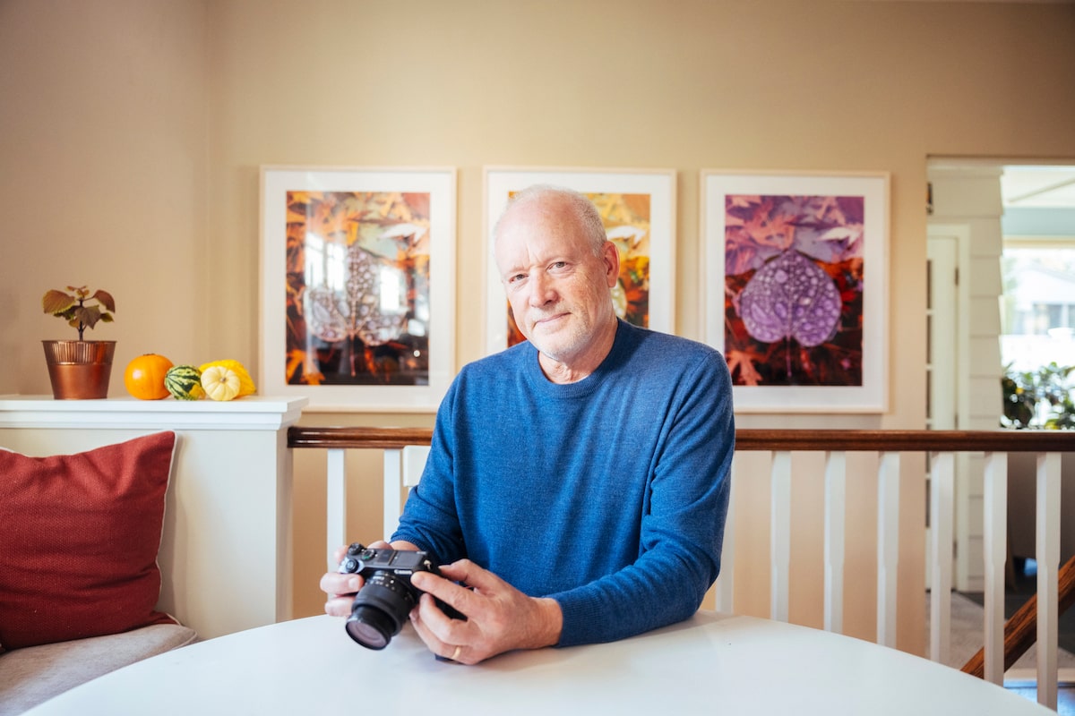 This former art teacher took up photography, sculpting and juggling in retirement