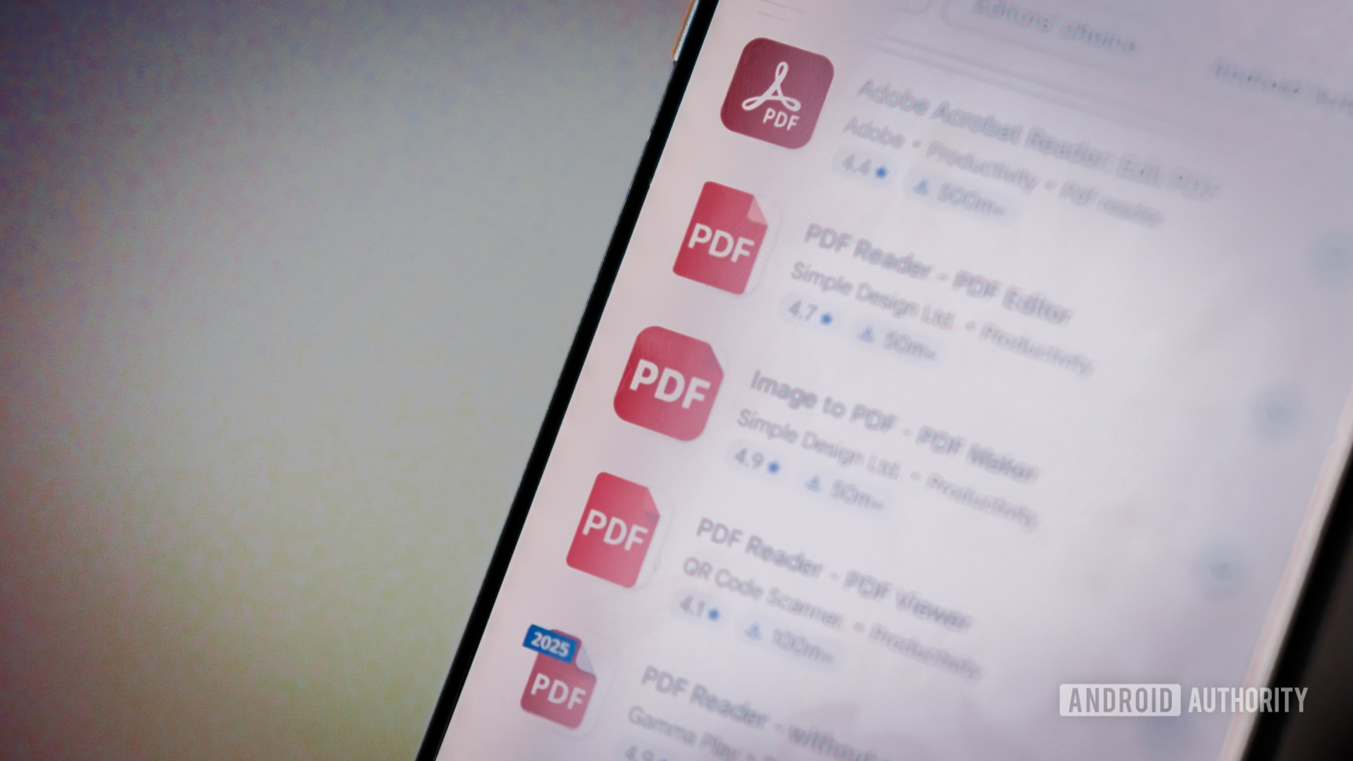 PDF apps Play Store PDF apps Play Store