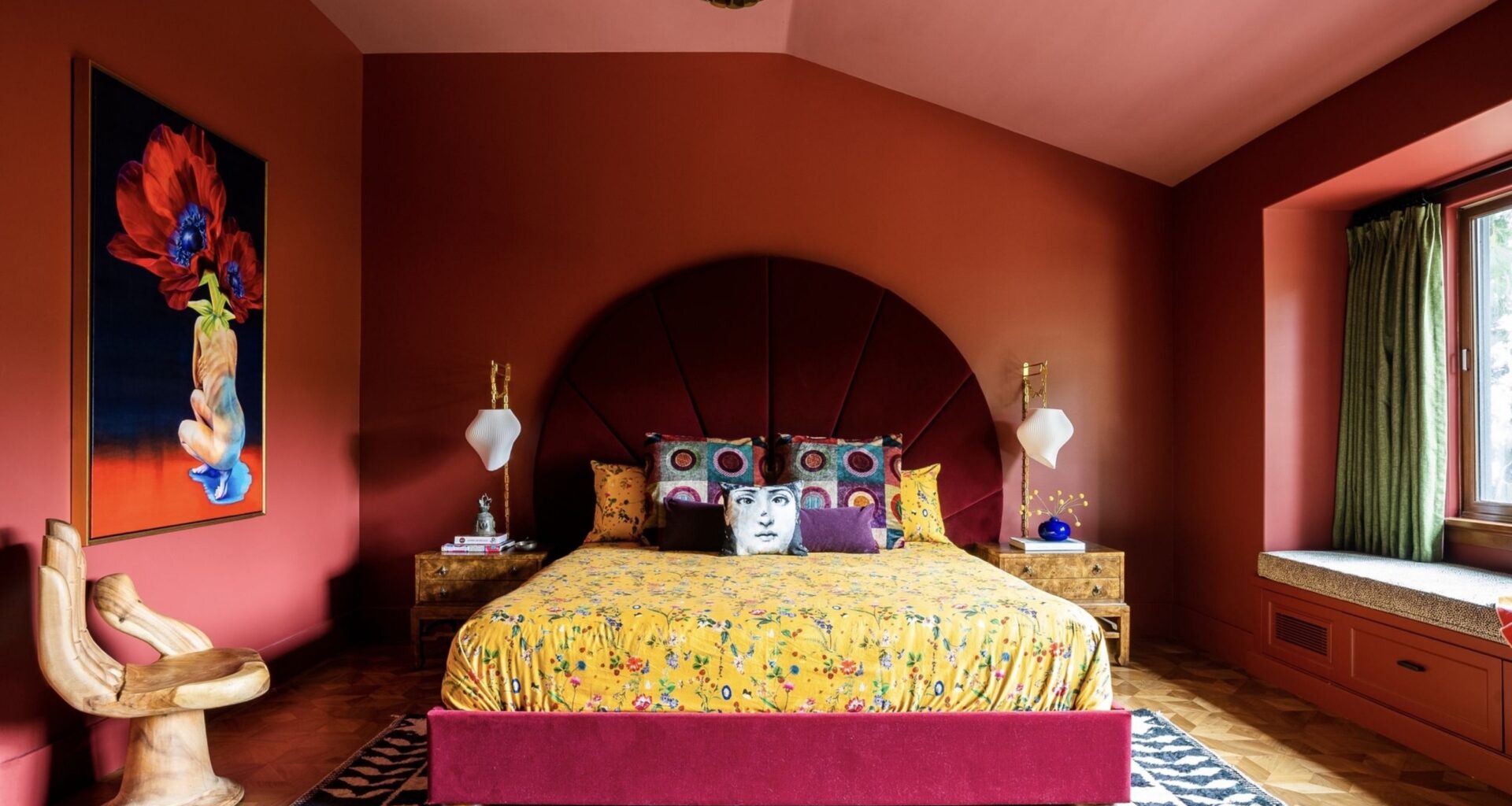 Could Color Blocking Your Rooms Actually Be Cool Again?