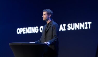 2025-11-17 Turku. Logomo, AI-Summit. Opening of the AI Summit. Peter Sarlin, Co-Founder & CEO at AMD Silo AI