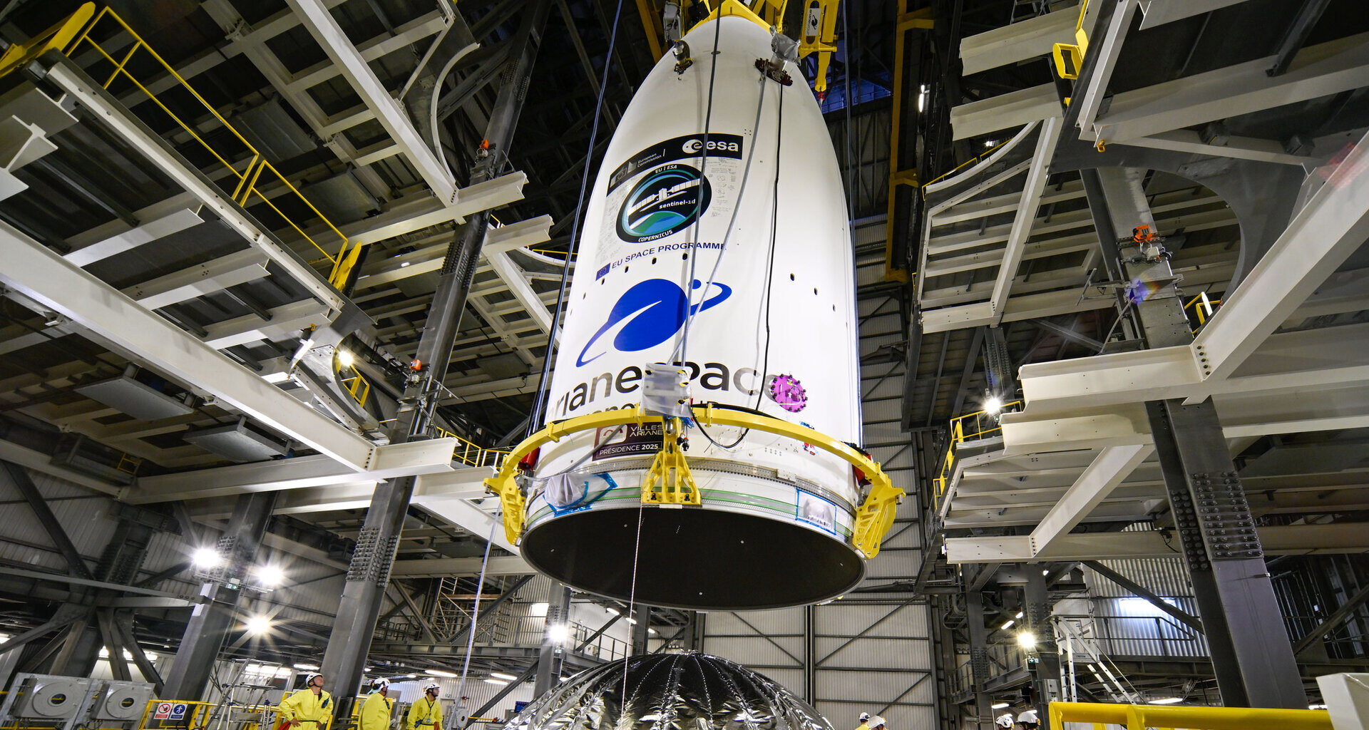 Sentinel-1D about to meet rocket