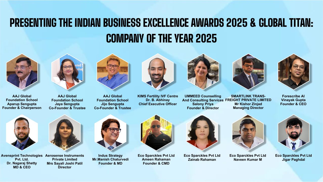 Presenting the Indian Business Excellence Awards 2025 & Global Titan: Company of the Year 2025