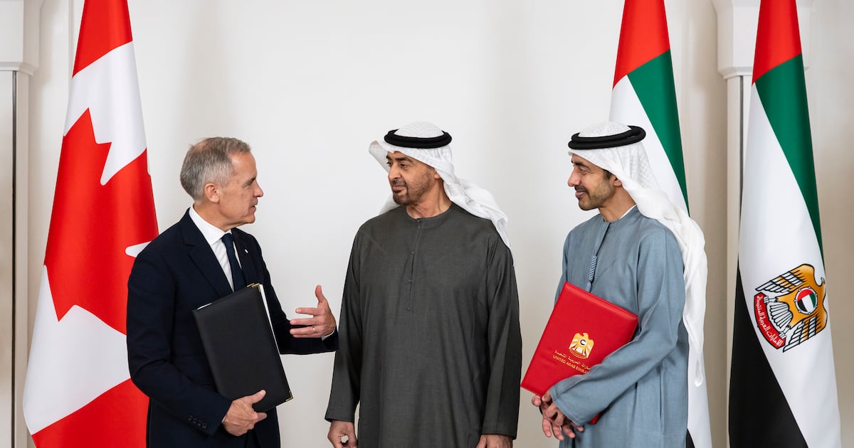 UAE plans to invest $50 billion in Canada’s energy and AI sectors