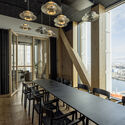 TRÆ High-Rise Building / Lendager Arkitekter - Interior Photography, Wood, Chair, Glass