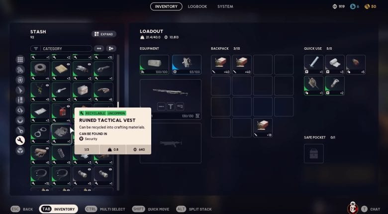 Ruined Tactical Vest