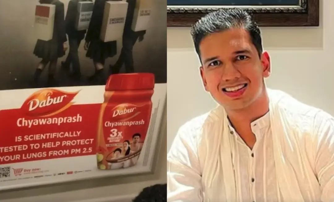Dabur Is Doing Fake Marketing in Delhi Metro? Food Pharmer Exposes Chyawanprash’s ‘Protects Lungs From Pollution’ Claim
