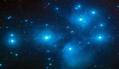 Collection of stars commonly known as the Seven Sisters are separating