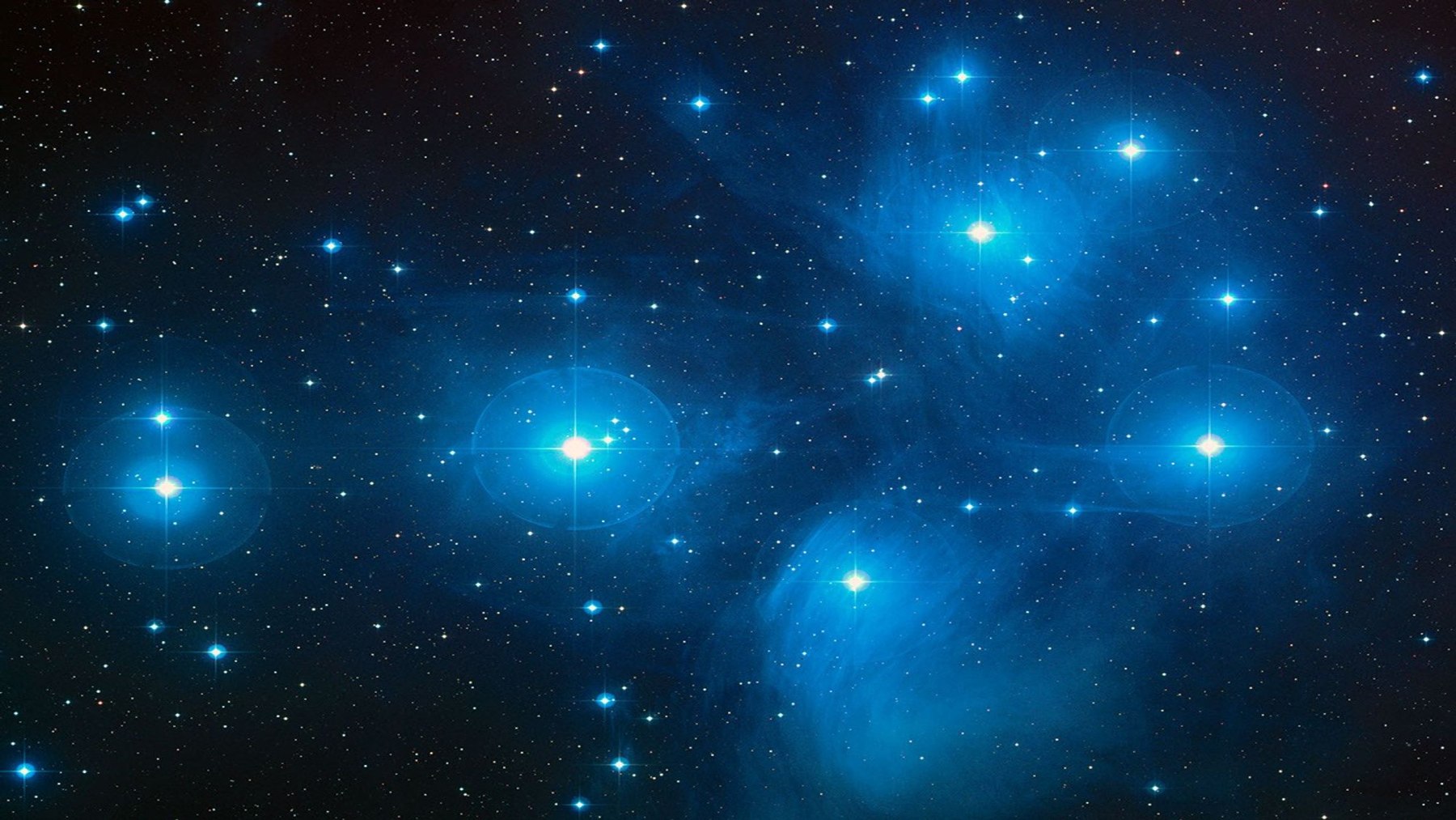 Collection of stars commonly known as the Seven Sisters are separating