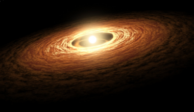 Artist's concept of a protoplanetary disc - one of the earliest steps in planet formation. Credit - NASA-JPL