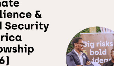 Halcyon Fellowship Program Climate Resilience & Food Security in Africa Fellowship (2026)