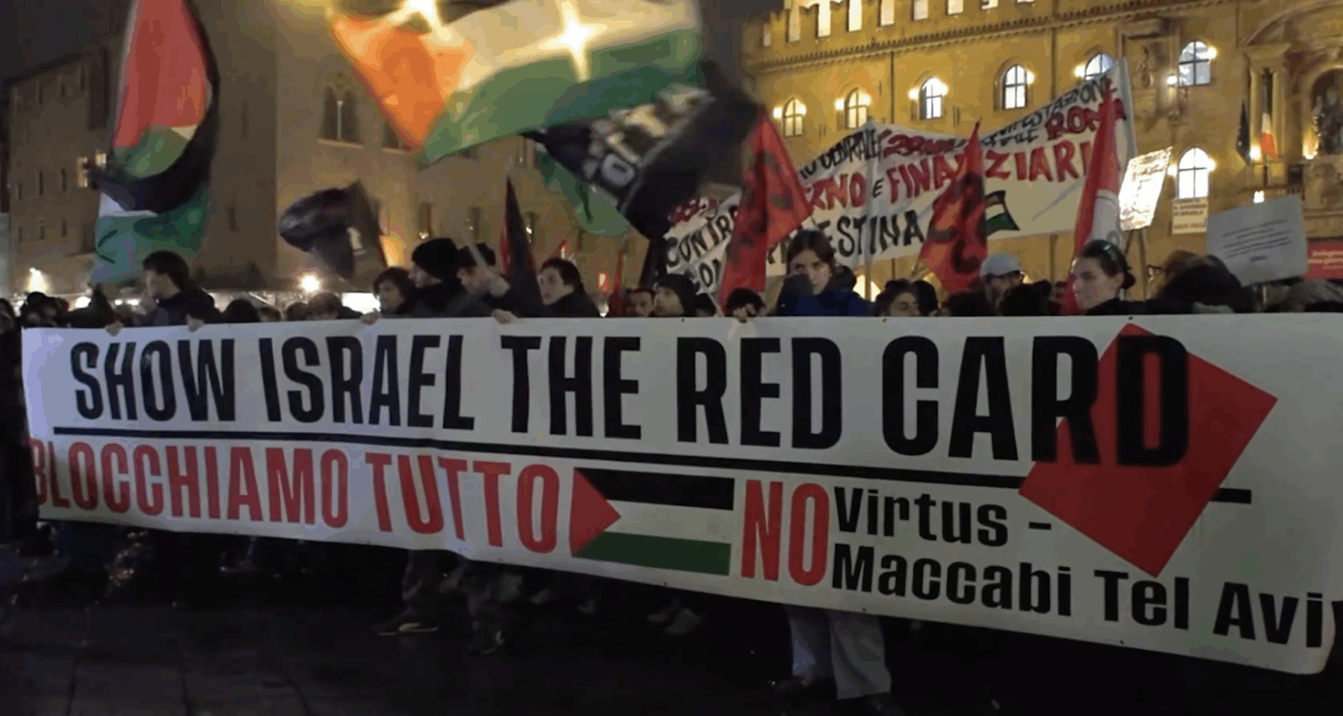 Italian anti-Israel activists clash with cops outside Maccabi Tel Aviv basketball game