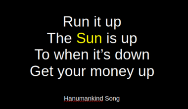 Run it up, Hanumankind