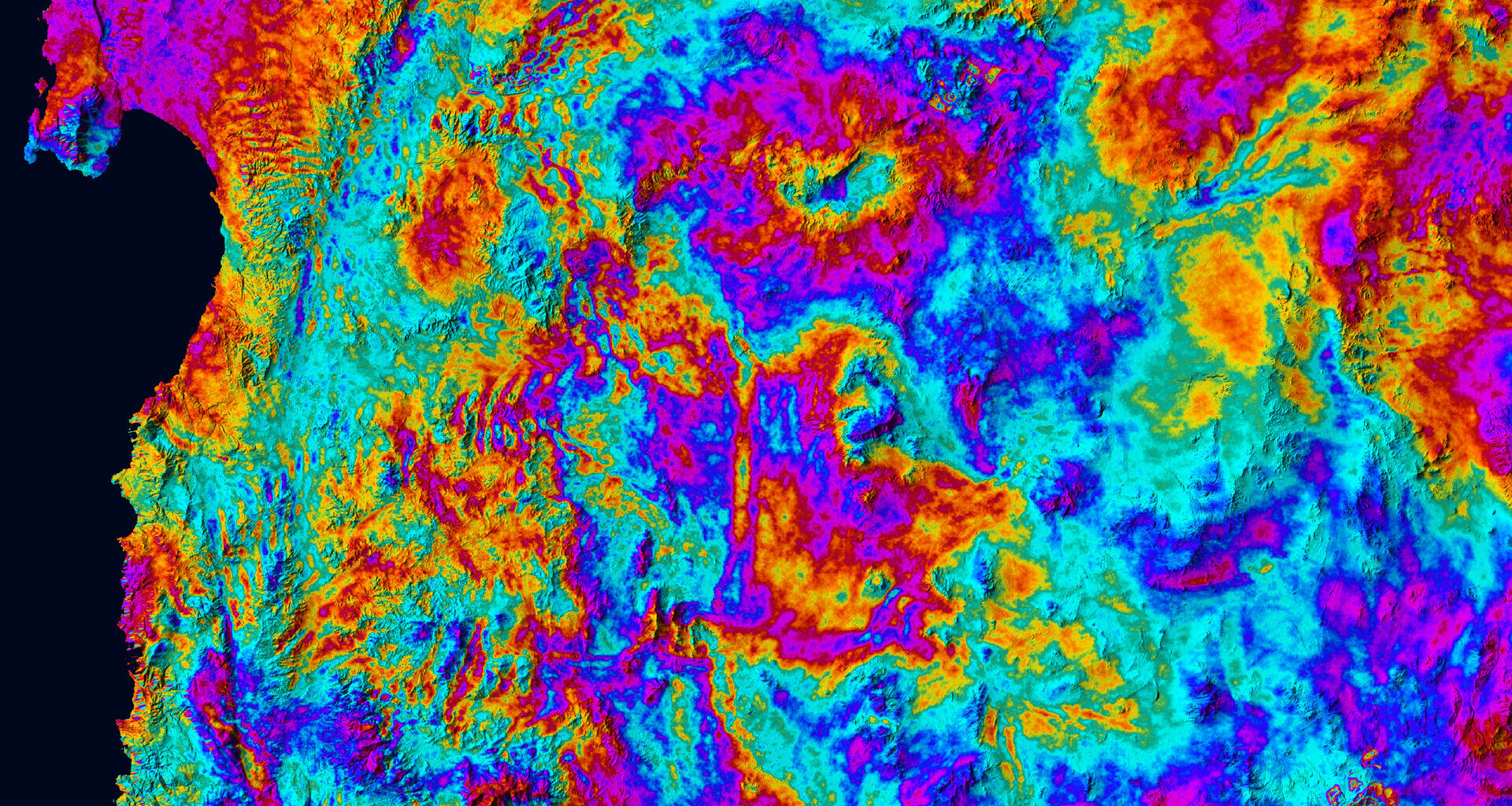 Sentinel-1C interferogram of northern Chile